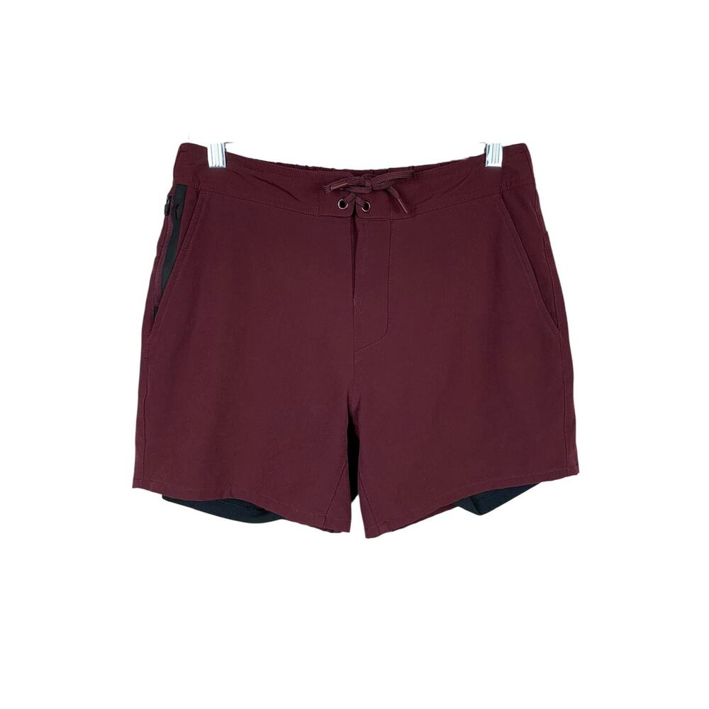 Ten Thousand The Foundation Short 5" Red Athletic Lined Pockets Men's S  - Flaw